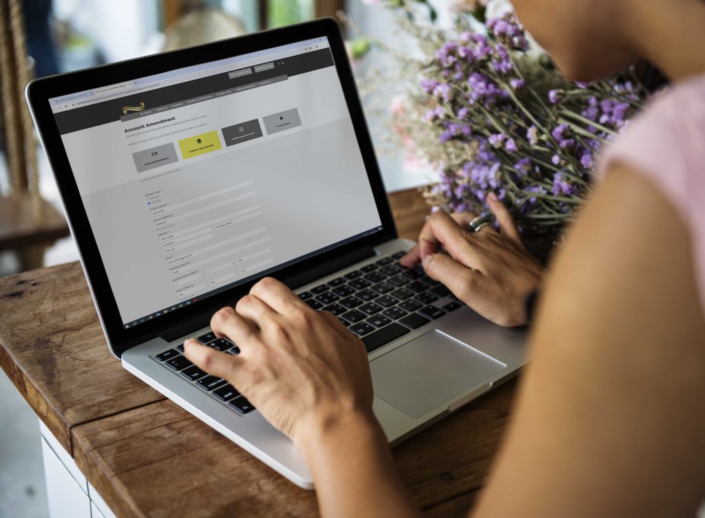 Laptop screen mockup