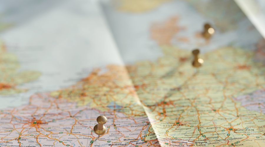 Traveling map